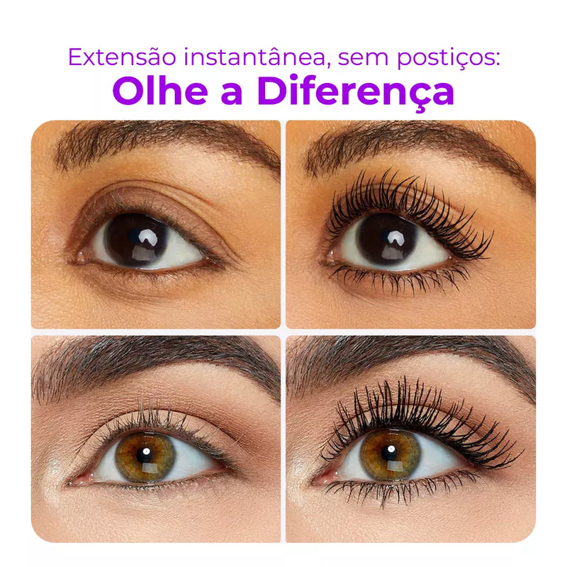 LashLift – Primer + Máscara de Cílios Que Dá Efeito de Extensão com Seus Fios Naturais