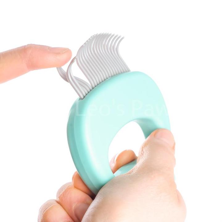 Escova 2 em 1 Para Gatos - Remove Pelos e Massagea