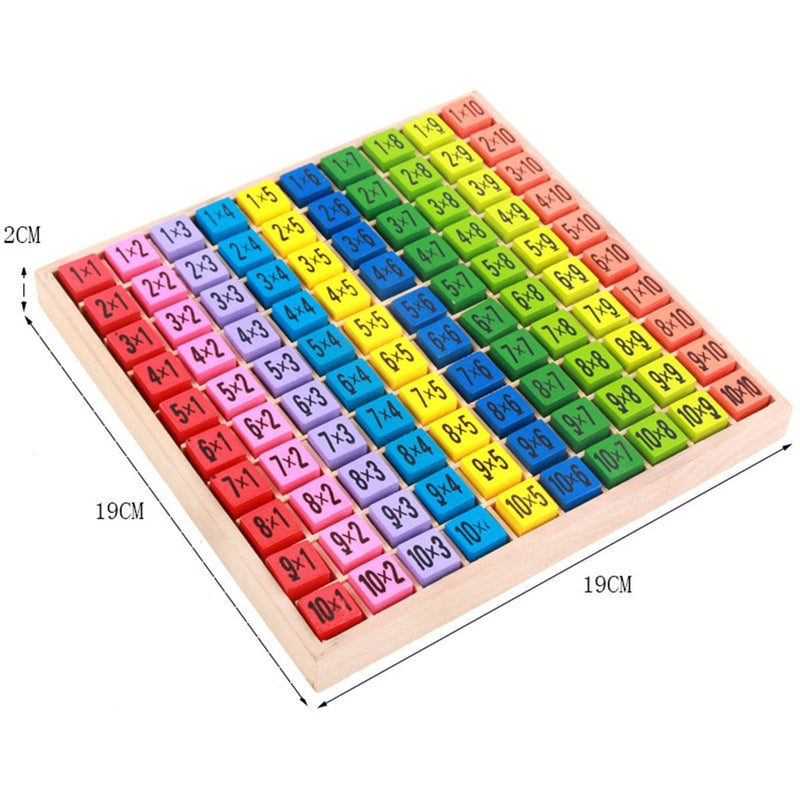 Brinquedo Educativo Matemática Caixa Da Tabuada Completa